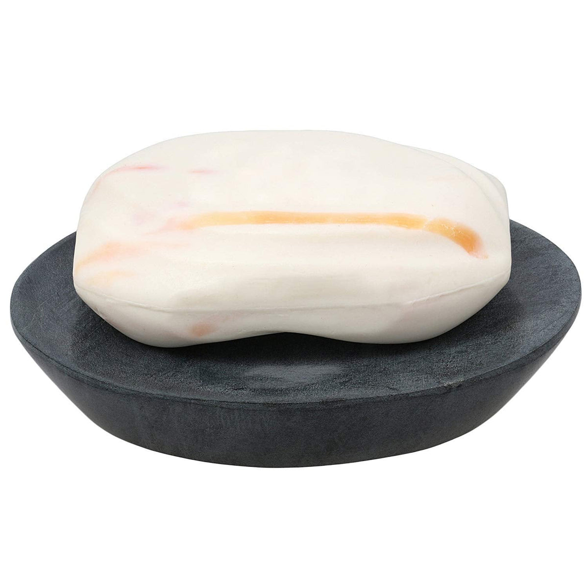 Ajuny Soapstone Soap Dish Holder with Self Drainage for Sink Bars & Sponge - image 5