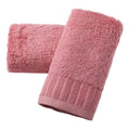Sense Gnosis Pink Striped Hand Towels | 100% Cotton Long Terry Set of 2