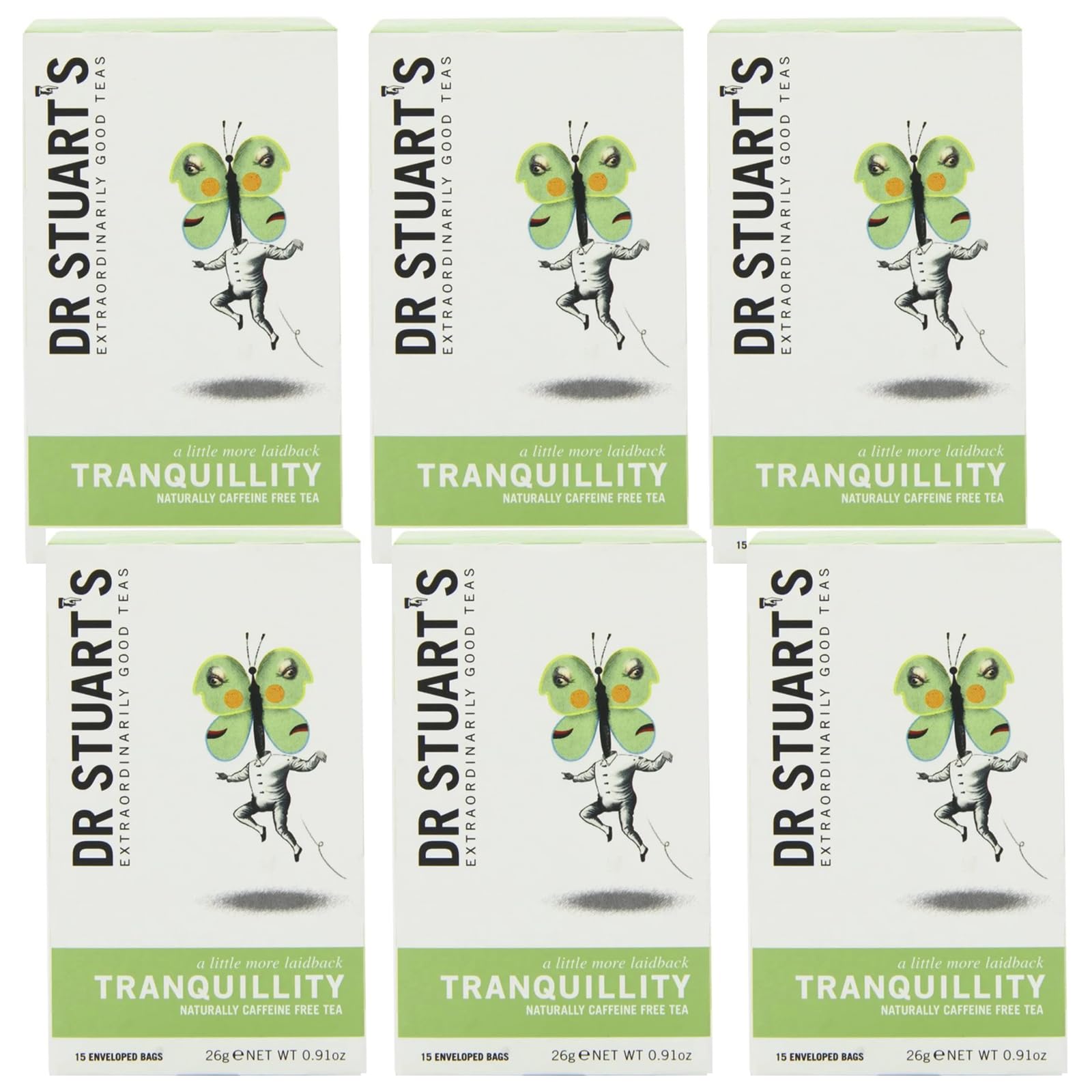 Dr Stuarts Tranquillity Herbal Tea – Caffeine Free Sleep Aid (4 Packs)