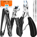 DRMODE Toe Nail Clippers for Thick Nails – 5-Piece Professional Set