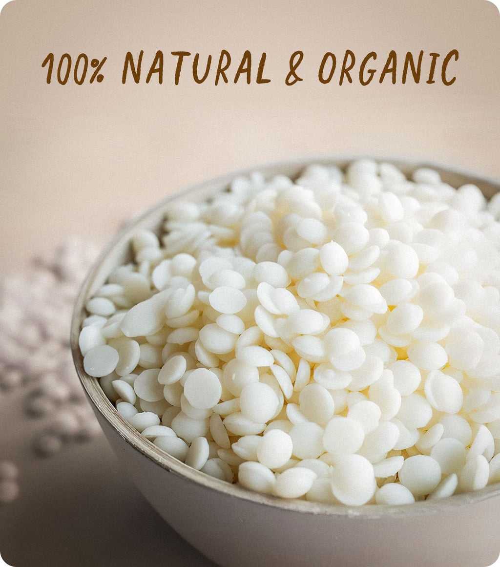 BOYUJK Natural Soy Wax for Candle Making – 100% Organic Pure Wax (4KG)