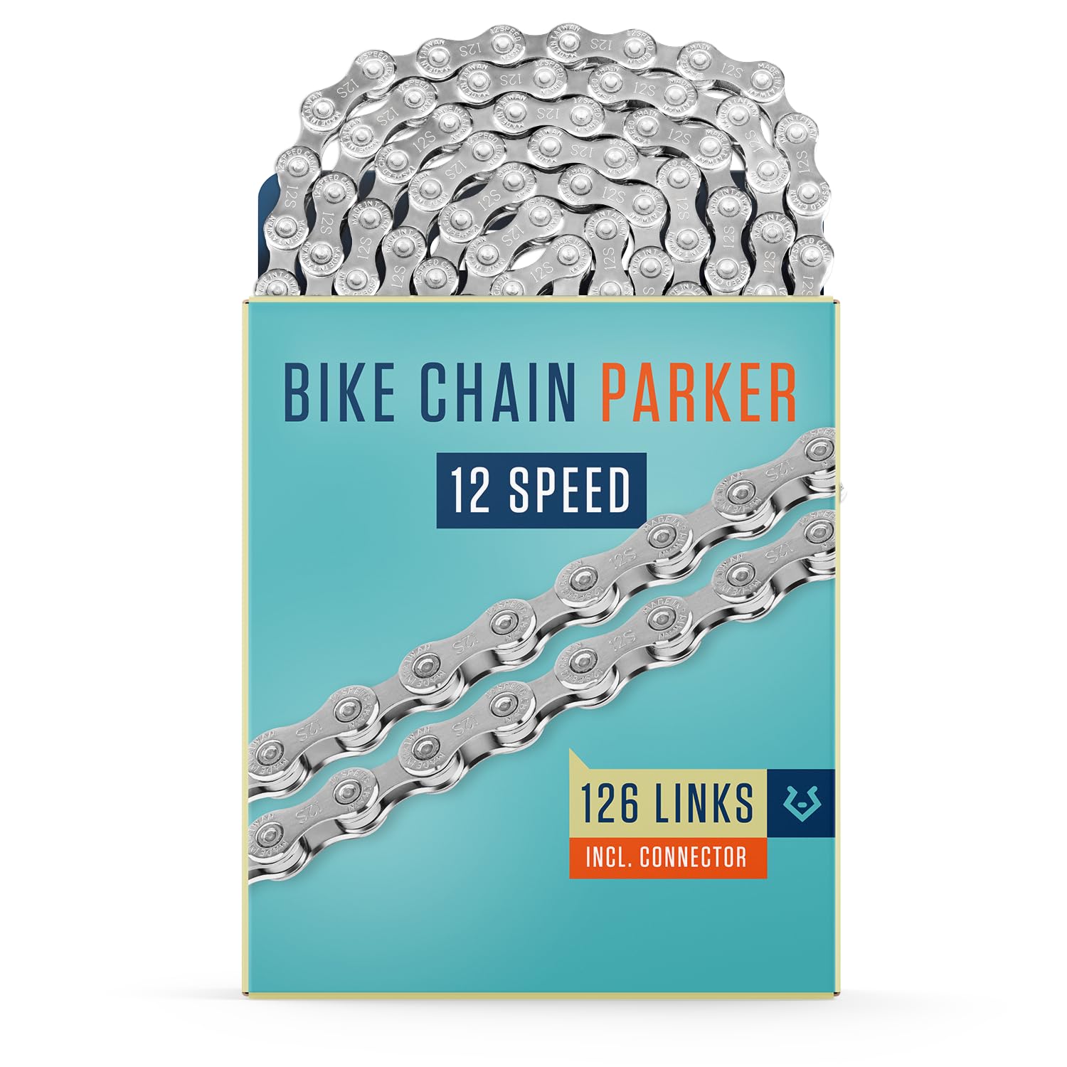Alphatrail Parker 12-Speed Bike Chain | 126 Links Carbon Steel