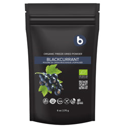 Organic Black Currant Powder – Freeze Dried Superfood, 170g
