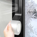 Wordmouk Waterproof Window Weather Seal Tape – 7cm x 20m Transparent