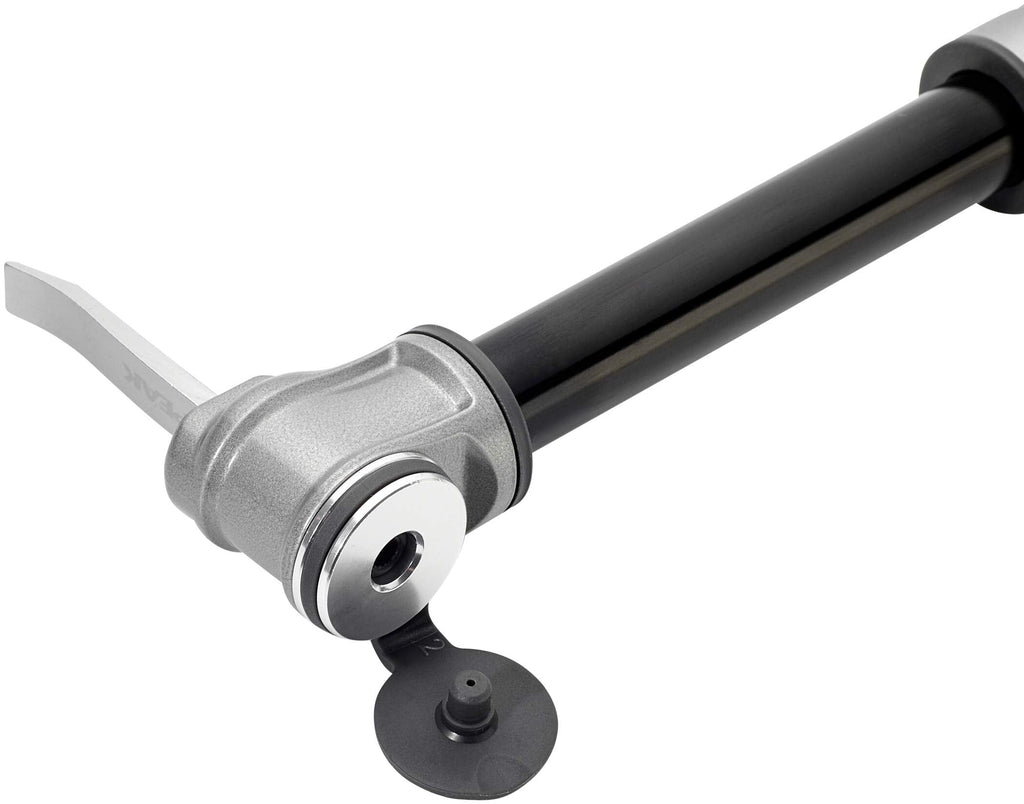 Topeak Roadie TT Mini Pump | High Pressure Silver Aluminum Bike Pump