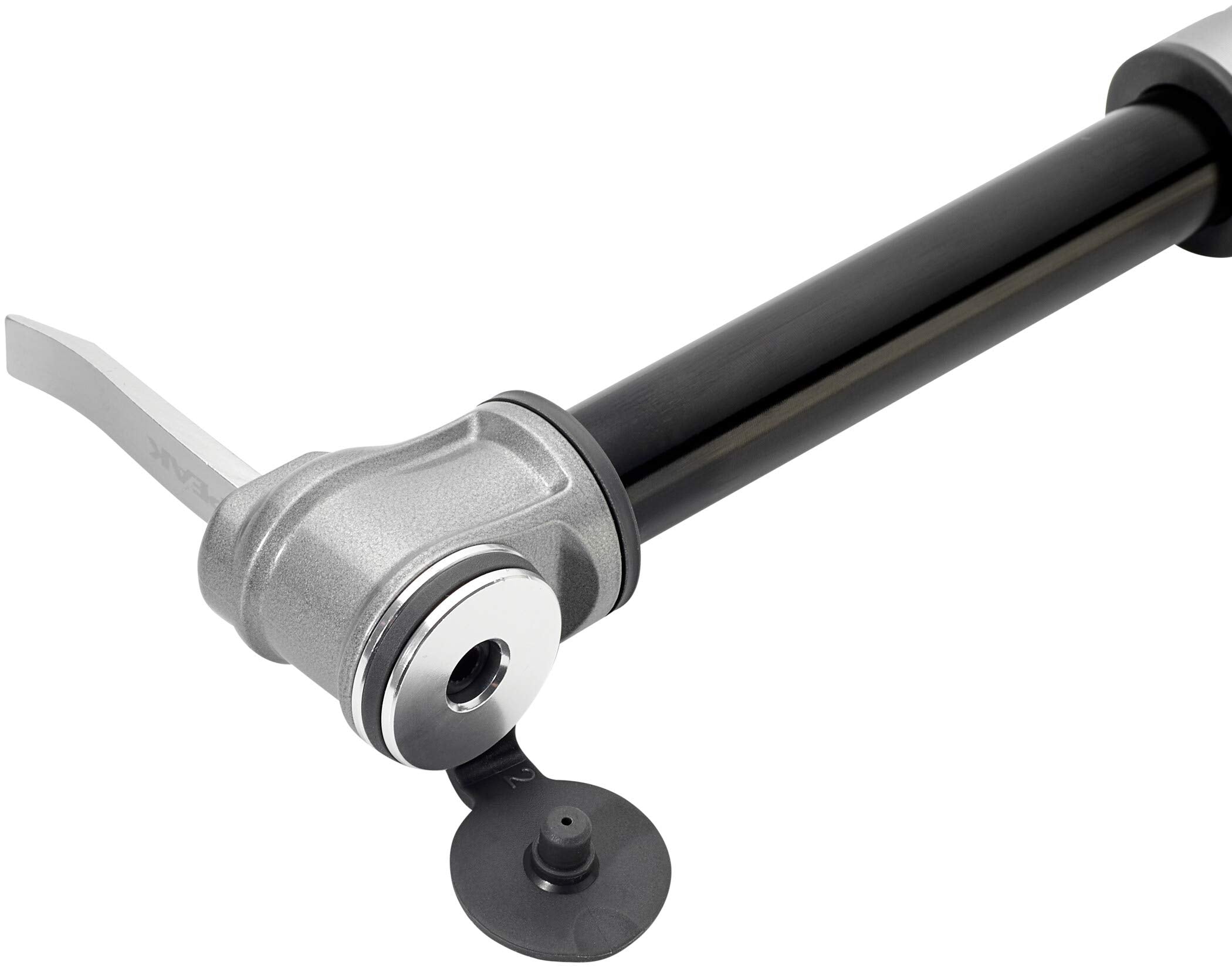 Topeak Roadie TT Mini Pump | High Pressure Silver Aluminum Bike Pump