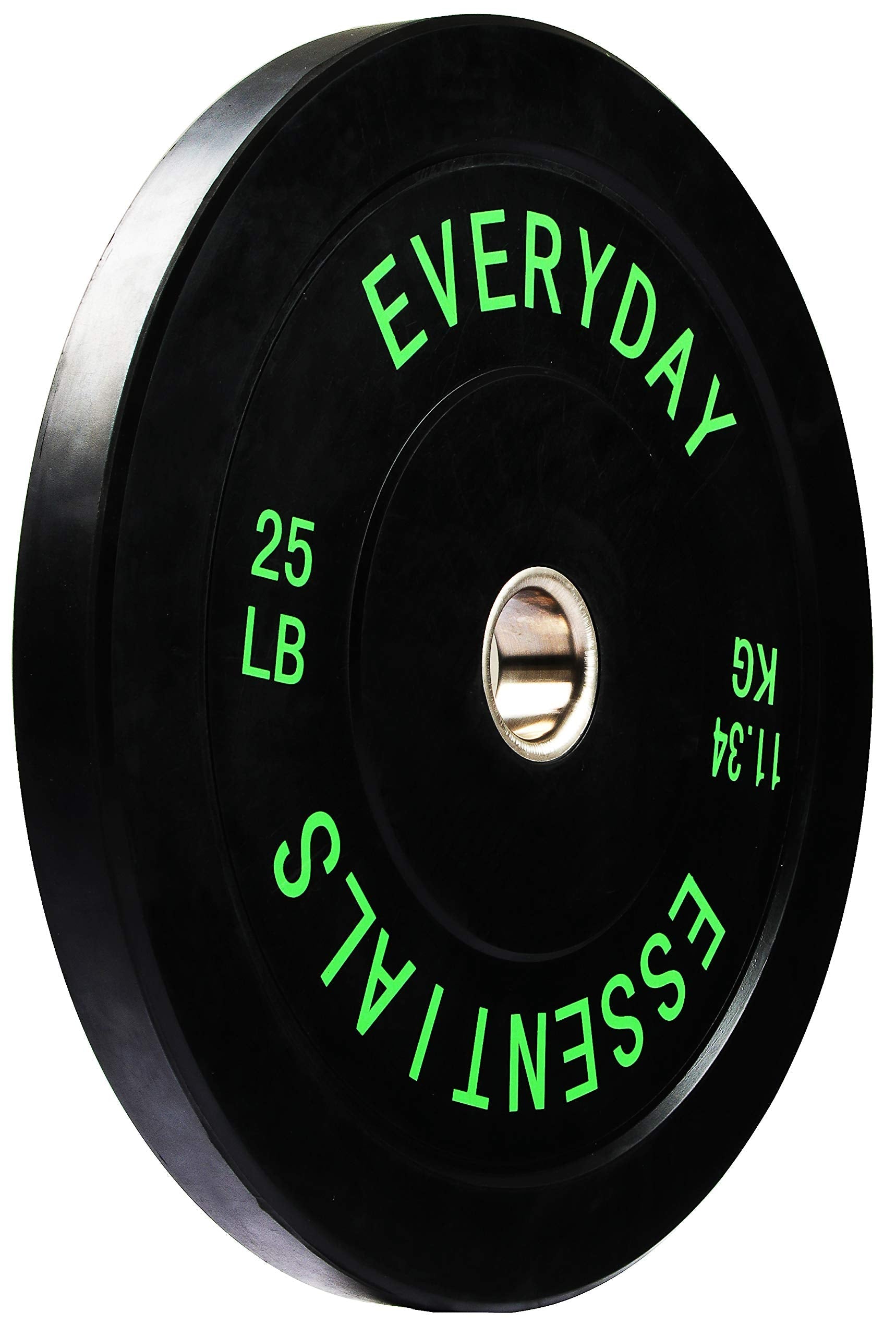 Jolof Store Olympic Bumper Plate – Color Coded Rubber Weight with Steel Hub