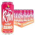Rubicon RAW Peach & Berry Energy Drink - Zero Sugar - 12 x 500ml