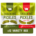Serious Pig Snacking Pickles Selection Box – Original & Chilli (12 x 40g)