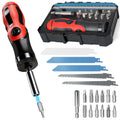 BOYUNSHI 18-in-1 Hacksaw and Screwdriver Set with Folding Handle