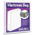 Mattress Bag for Moving and Storage, 5 Mil Heavy Duty Bed Mattress Cover, Mattress Protector Super Thick and Tear Resistant Double - image 1
