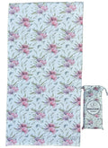 Beach Baby London Sand-Free Microfiber Beach Towel | Pink & White | 130x80cm