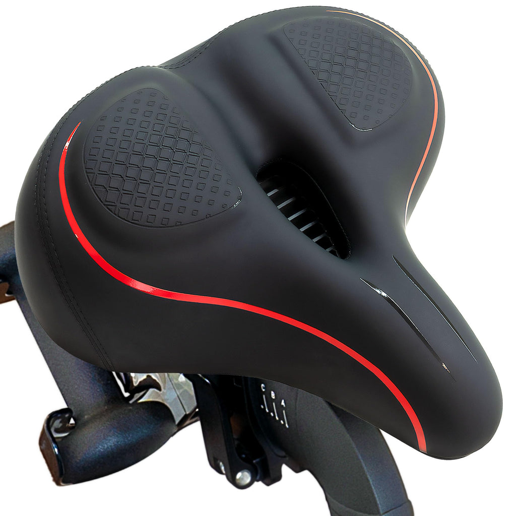 TrubliFit Extra Wide Bike Seat – Memory Foam Saddle for Peloton Bike