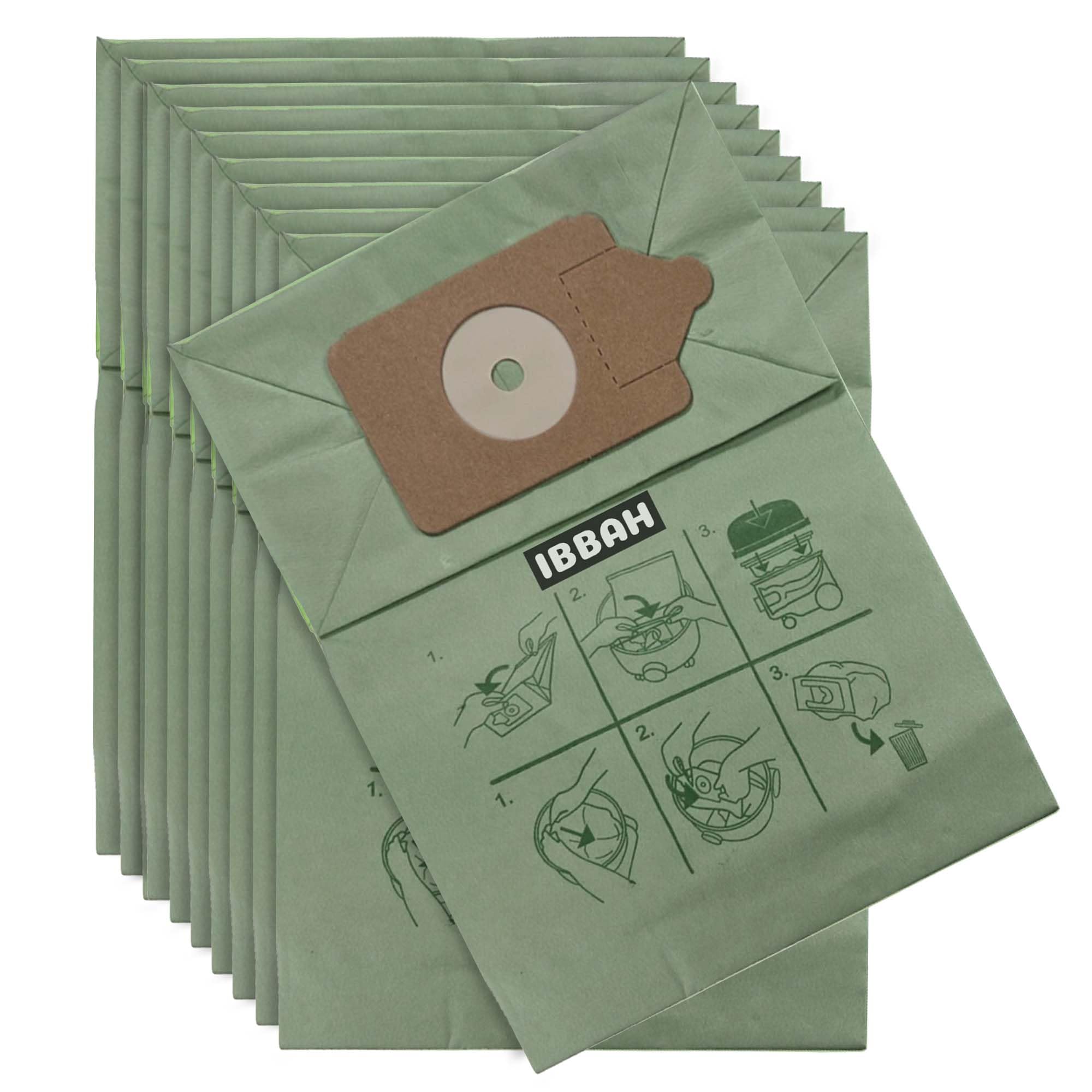 IBBAH Henry Hoover Bags 10 Pack | Premium Numatic Vacuum Bags