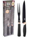 Taylors Eye Witness Brooklyn Rose Gold Carving Knife and Meat Fork Set
