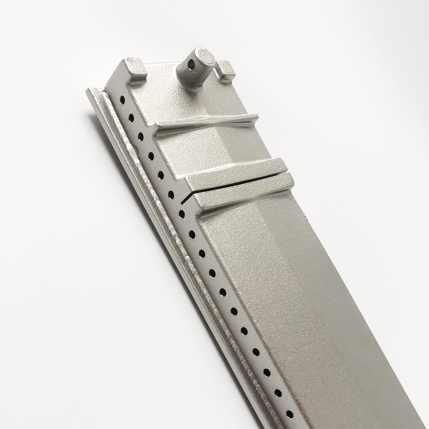 GRILLJOB Heavy Duty Cast Stainless Steel 304 BBQ Burner Replacement, 16-1/8"