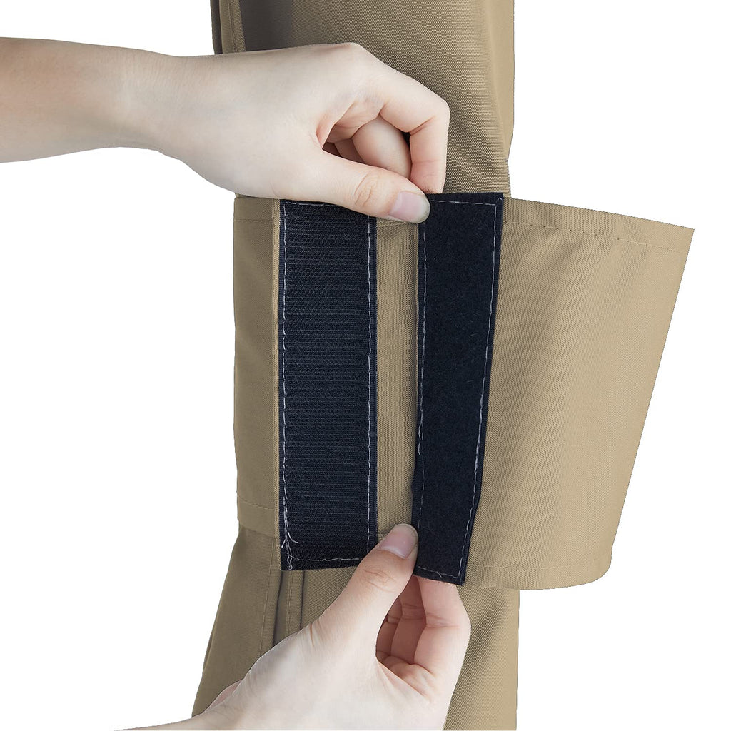 ABCCANOPY Replacement Corner Curtains for Lowe's 10x12 Gazebo, Khaki