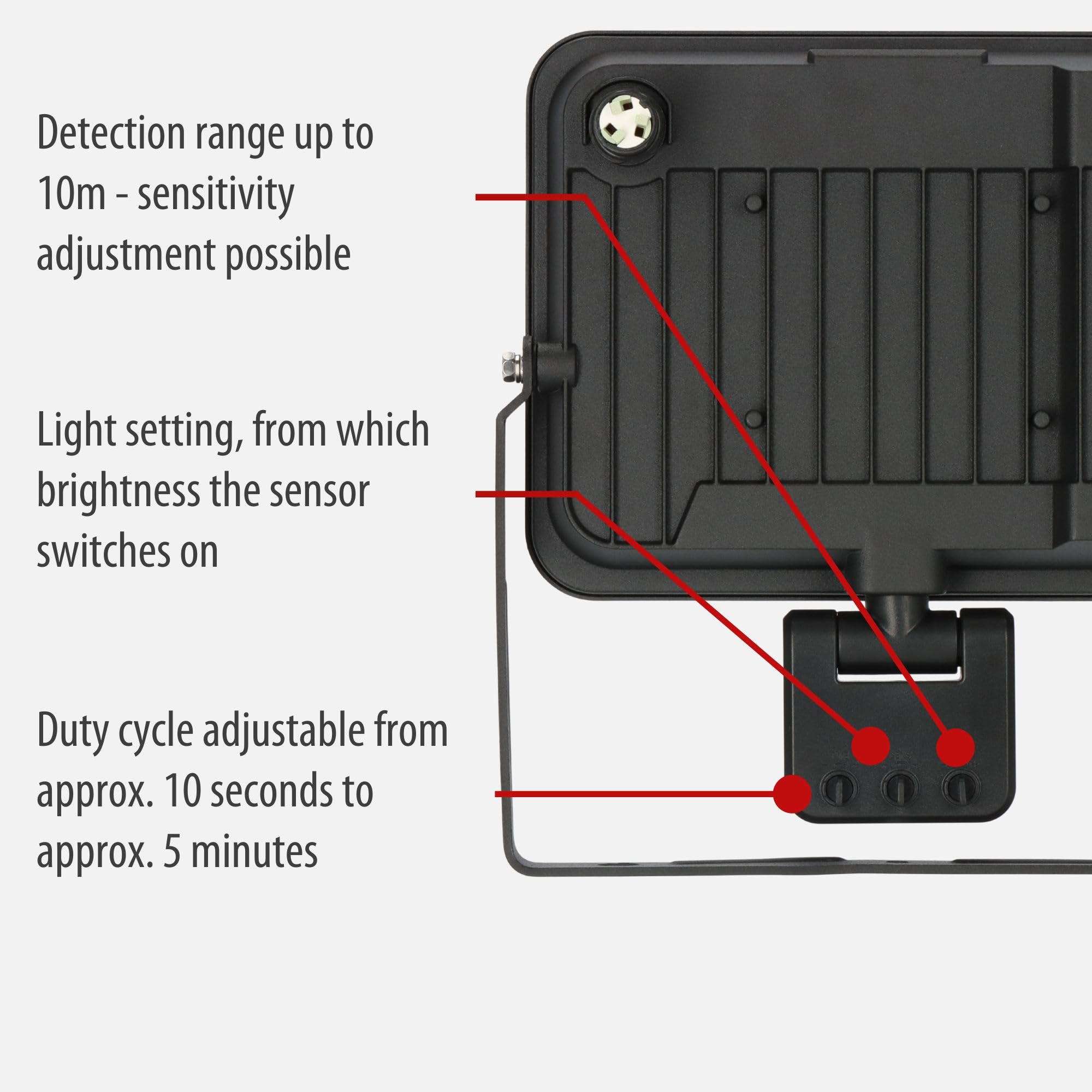Brennenstuhl JARO 7060 P LED Outdoor Floodlight | 50W 5800lm Motion Sensor