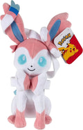 Pokémon Sylveon Plush – 8-Inch Soft Fairy-Type Stuffed Toy by Jazwares