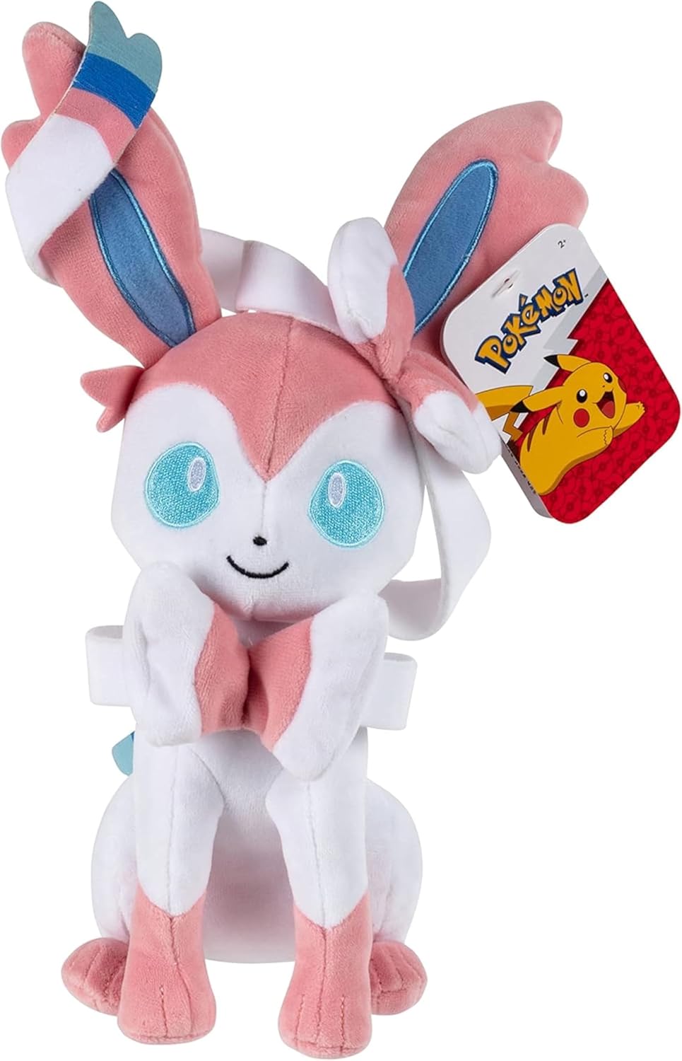 Pokémon Sylveon Plush – 8-Inch Soft Fairy-Type Stuffed Toy by Jazwares