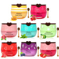 TITIMORE 8Pcs Bee Lip Balm & Honey Pot Mask | Hydrating Fruit Lip Scrub
