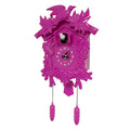 WALPLUS Pink Vintage Cuckoo Clock | Antique Style Pendulum Wall Decor