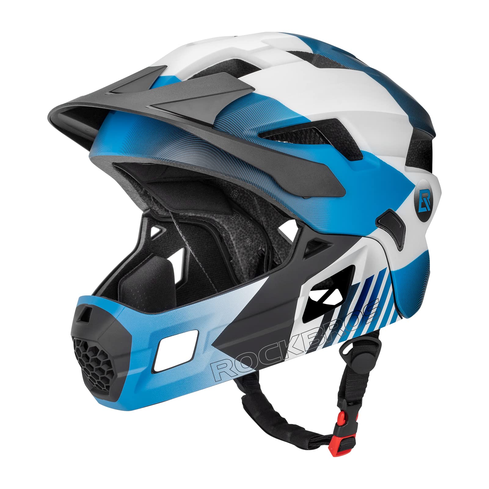 ROCKBROS Kids Full Face Bike Helmet | 2-in-1 Detachable Safety Gear