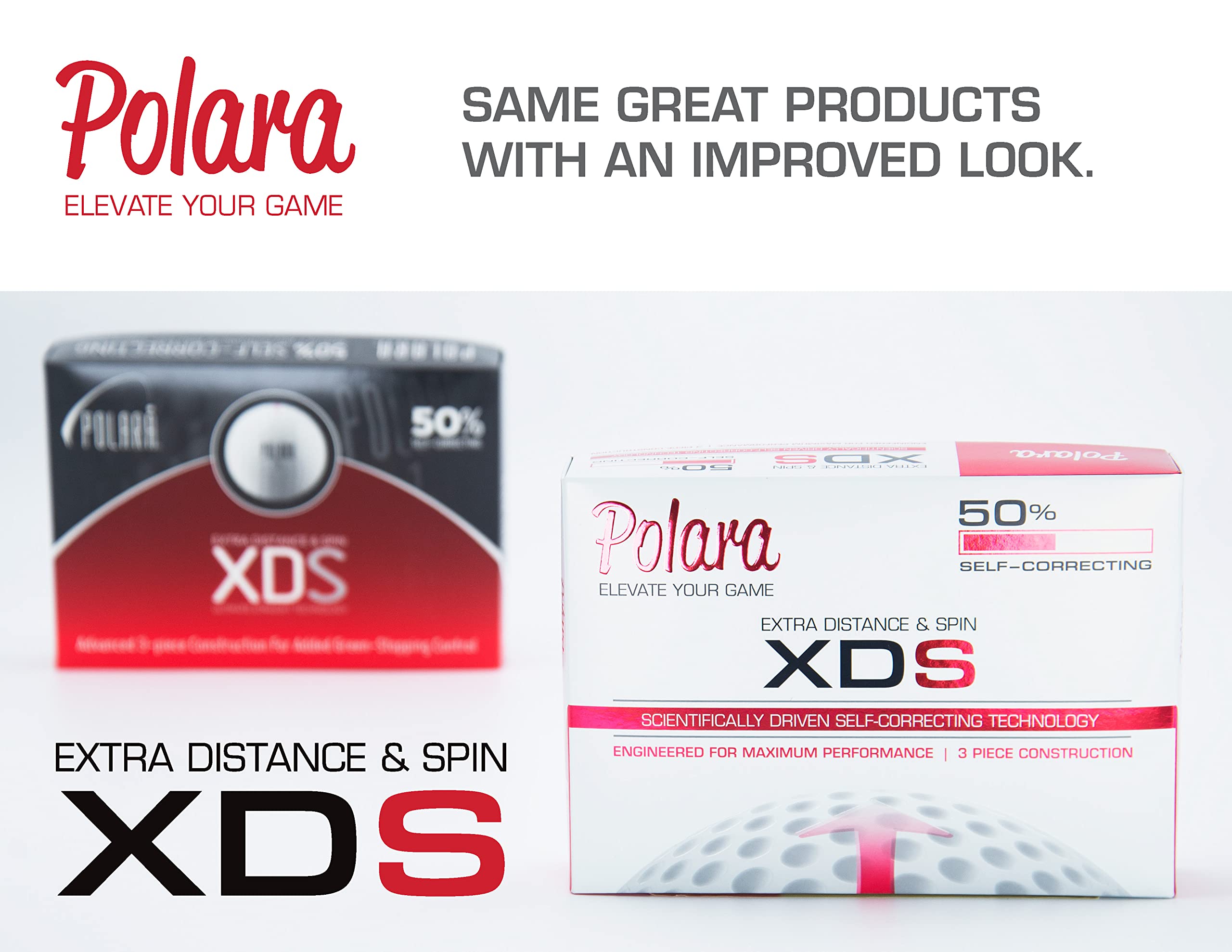 Polara Golf XDS Extra Distance & Spin 3-Piece Golf Balls - 12 Pack