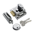 Yale 706 Traditional Nightlatch – Bright Nickel Rim Lock Security