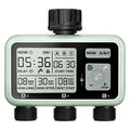 Johgee 3-Zone Water Timer | Brass Interface IPX5 Sprinkler Controller