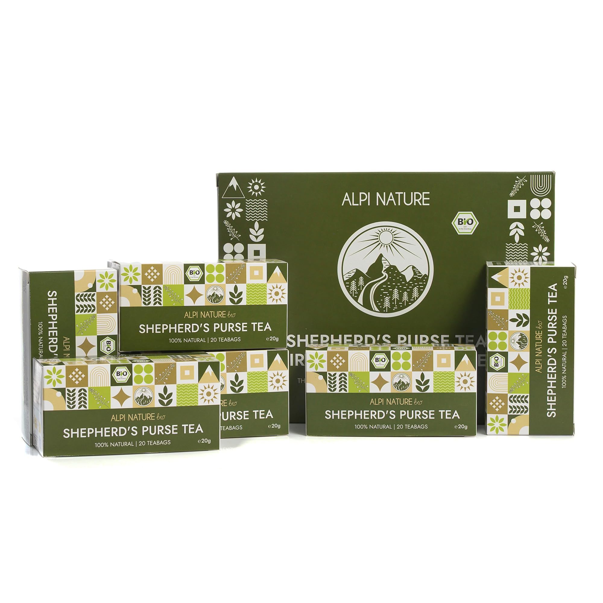 Alpi Nature Organic Shepherd's Purse Tea – 120 Caffeine-Free Tea Bags