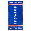 Ipswich Tractor Boys Beach Towel – 100% Cotton Bath Towel, 150x75cm