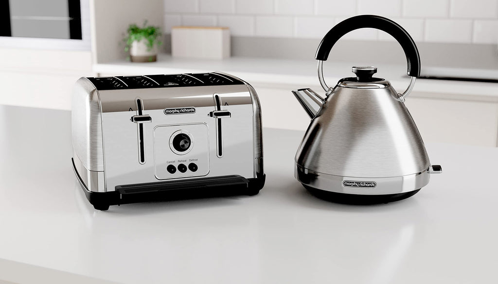 Morphy Richards Venture 4 Slice Toaster | Brushed Stainless Steel