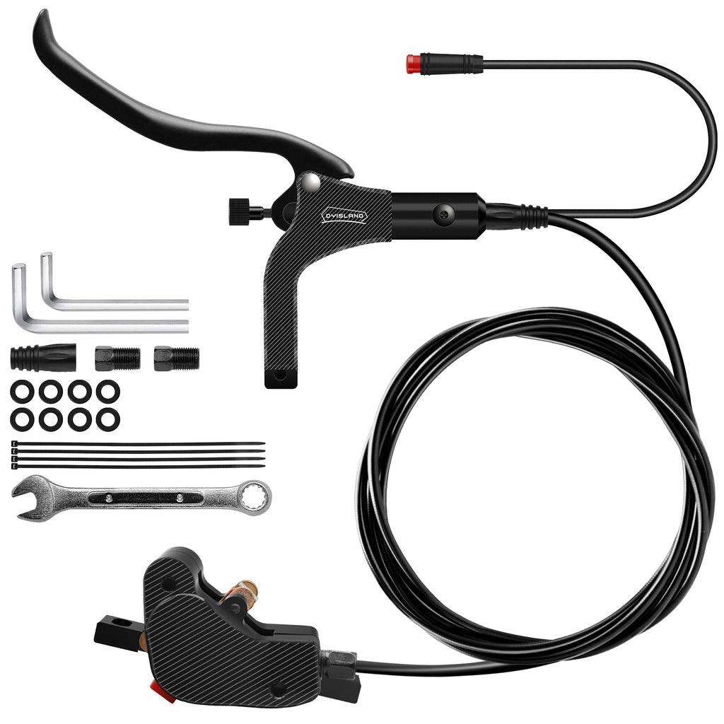 DYISLAND LD-200 Ebike Hydraulic Disc Brake Set | 2-Pin Power-Off Sensor