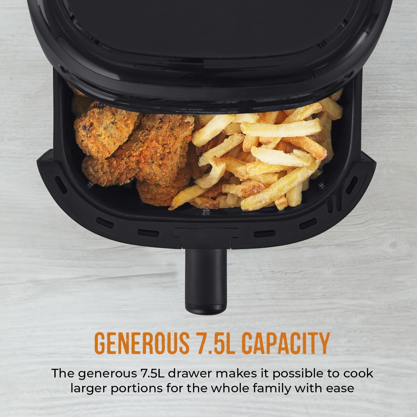 Tower T17123 Vortx Vizion 7.5L Air Fryer with Digital Display - Black