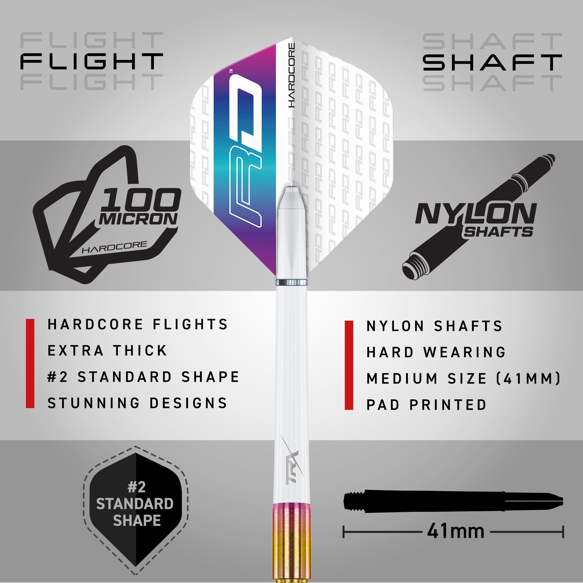 Red Dragon Javelin Spectron 22g Tungsten Steeltip Darts Set | 85% Tungsten