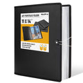 Nicpro 11x14 Art Portfolio Folder | 30 Pockets 60 Pages Display Binder