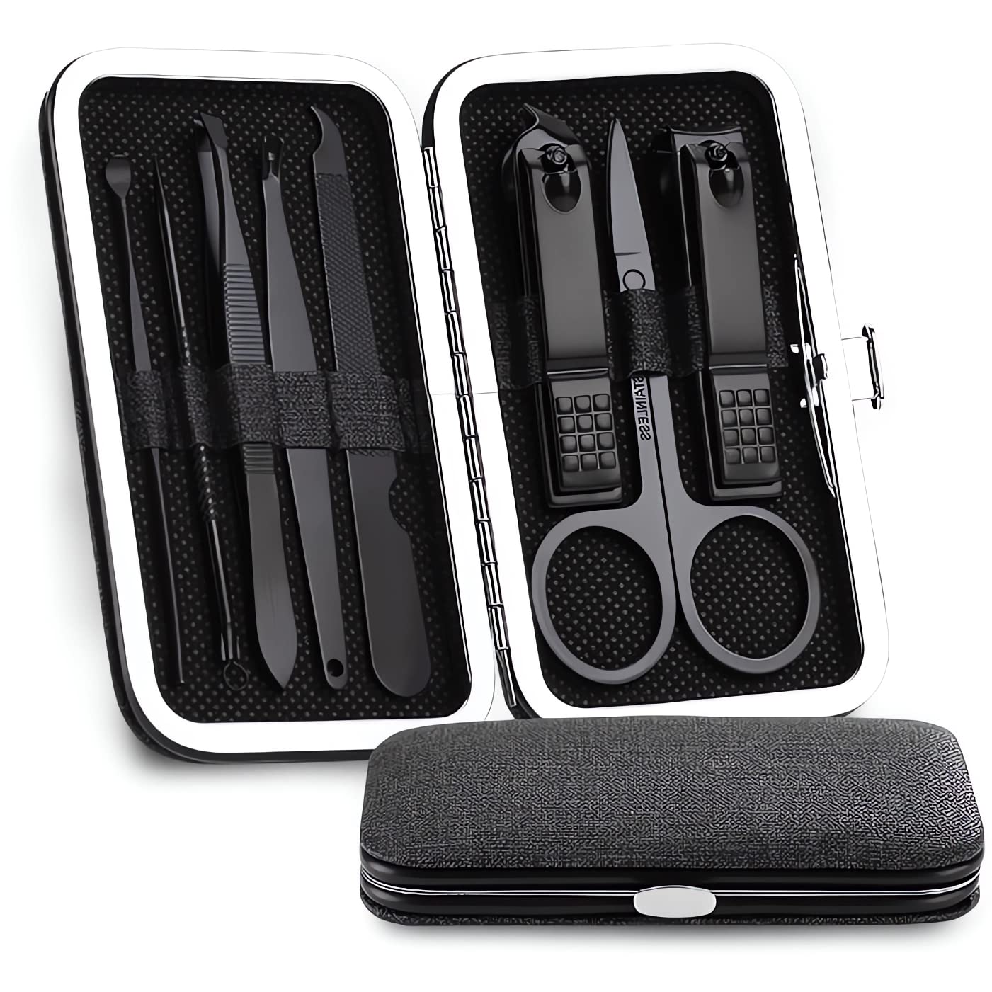 Jolof Store 8-in-1 Travel Manicure Set – Stainless Steel Nail Care Kit