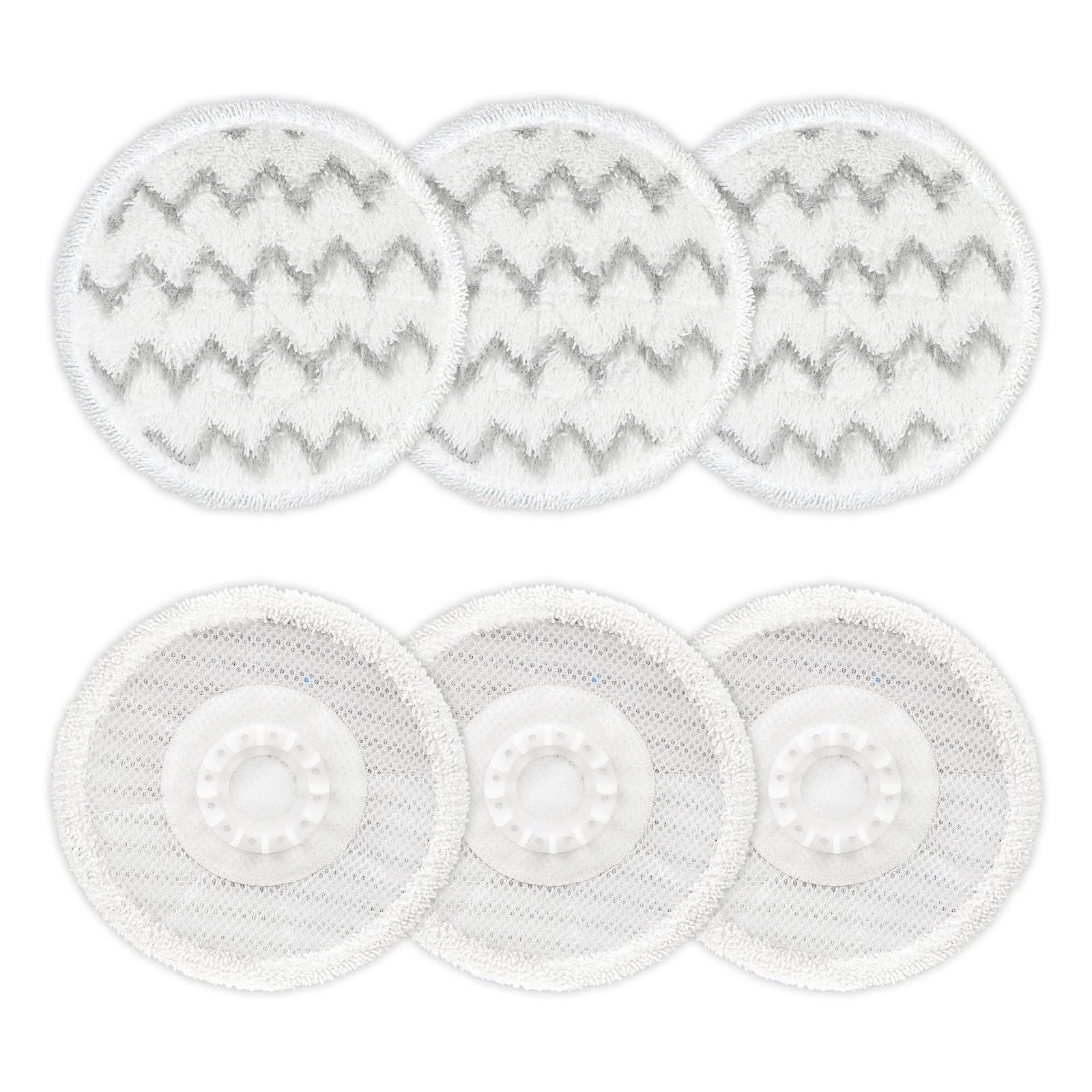 YYDSLEE 6 Pack Steam Mop Pads for Shark S7000 S8000 Series | Reusable