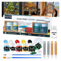 Glass Painting Kit – Stained Glass Effect with Outline Pens
