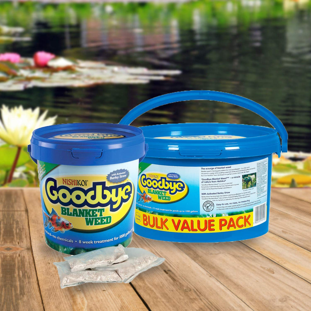 Goodbye Blanket Weed Treatment - Natural Pond Cleaner - 32 Pack