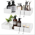 ABCOOL Shower Caddy Set of 2 – No Drill Adhesive Wall Mounted Shelves