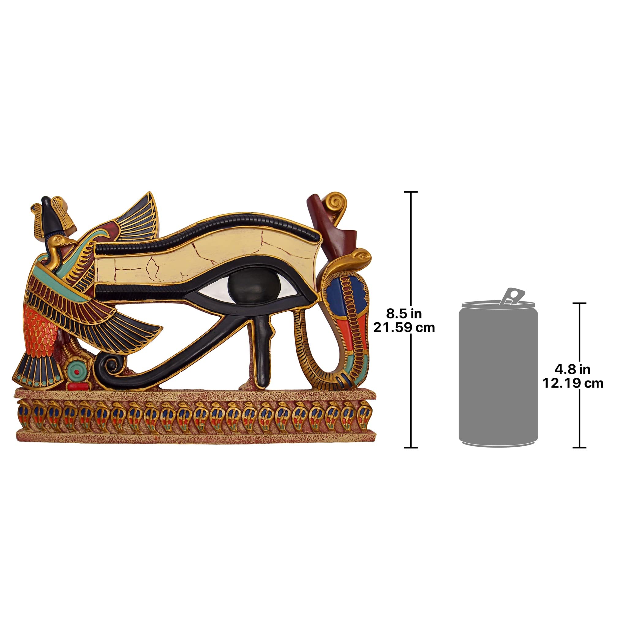 Design Toscano Eye of Horus Wall Sculpture – 30cm Egyptian Decor Plaque