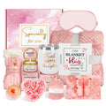 Spa Gift Basket for Women – 10pc Self Care Kit with Blanket