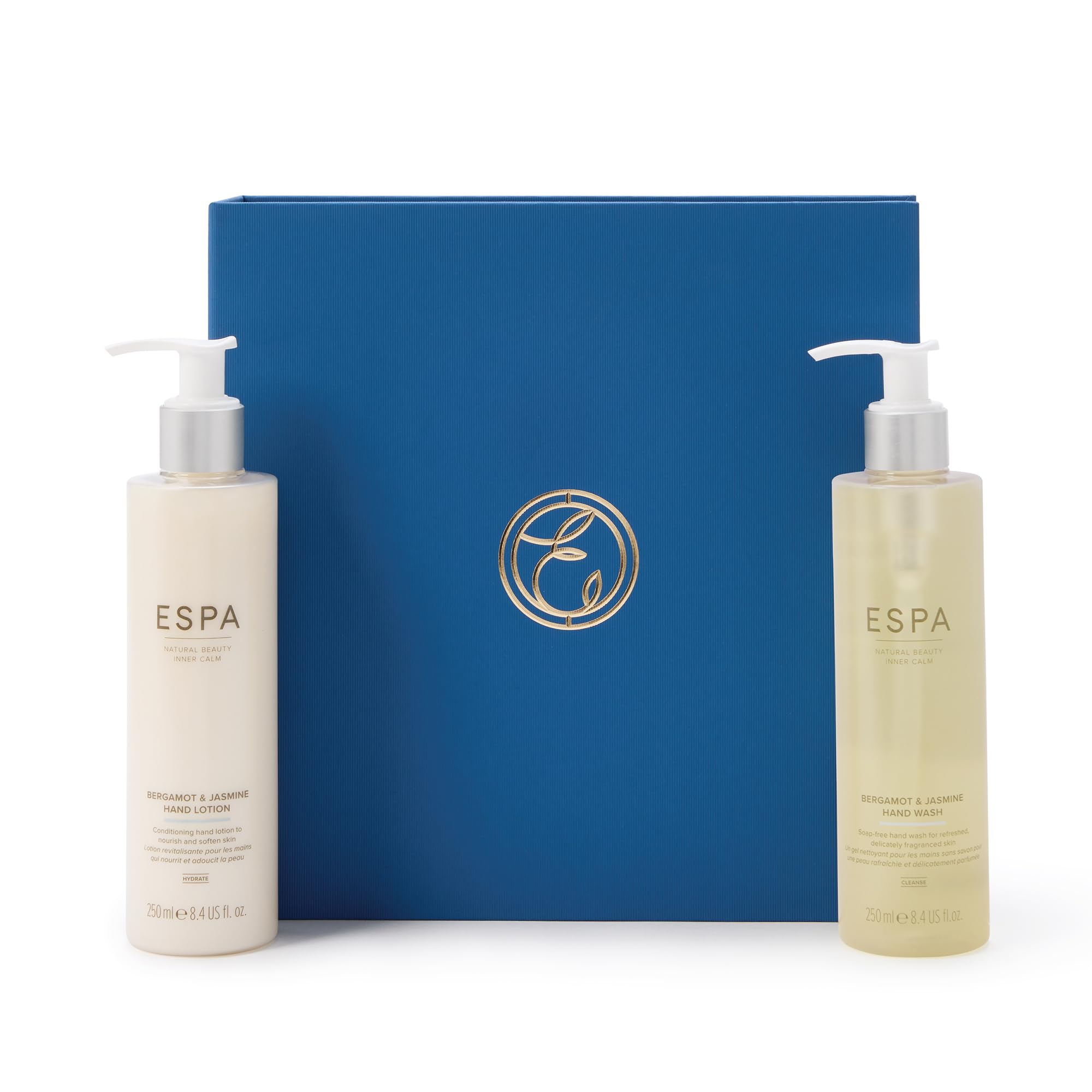 ESPA Bergamot & Jasmine Hand Care Duo | Moisturising Wash & Lotion Set