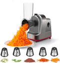 ABsuper Electric Cheese Grater & Vegetable Slicer – 250W Salad Maker, 5 Blades