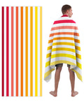 Style Slice Microfibre Beach Towel – Extra Large Sand Free Quick Dry