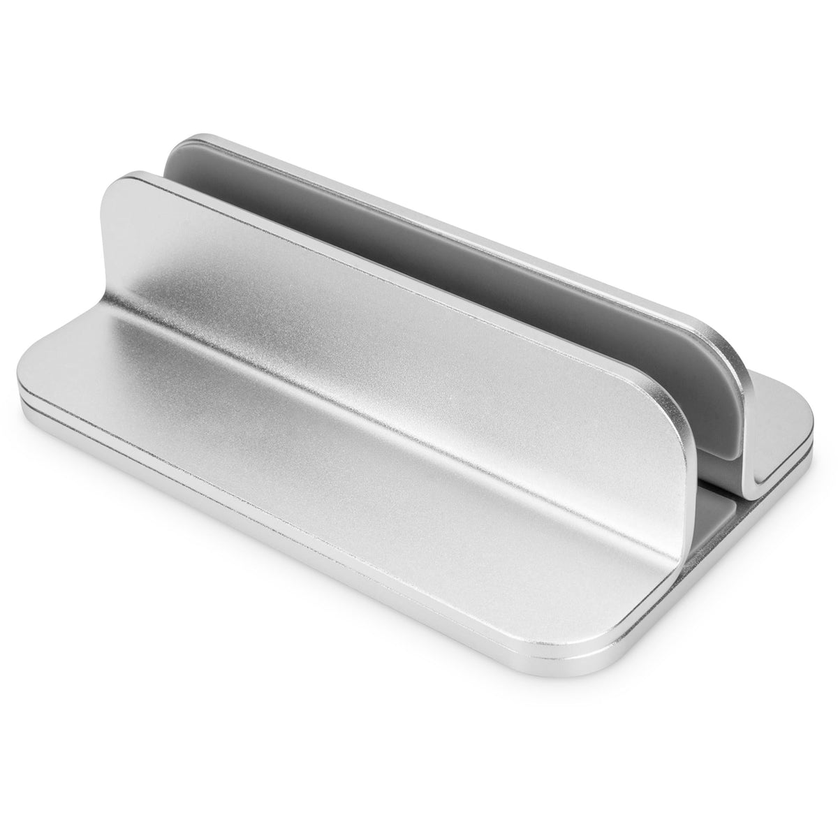 Digitus vertical notebook stand - variable size 7.7-40 mm - anti-slip pads - silicone pads inside - timeless aluminium design - 10kg load capacity - image 4