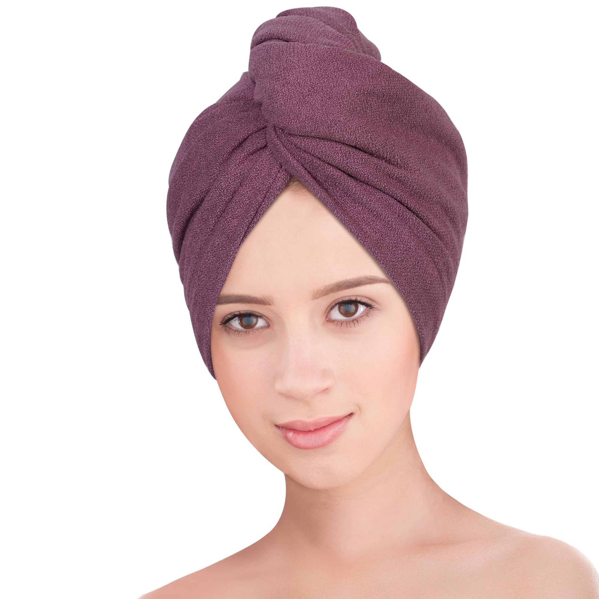 YoulerTex Microfibre Hair Towel Wrap | Large Anti-Frizz Turban for Long Hair