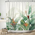 Tropical Leaves Shower Curtain | Waterproof Polyester, 180x180cm